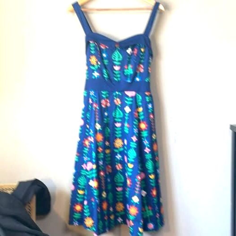 Disney Parks The Dress Shop it’s A Small World Dapper Day Dress Sz Large